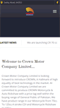 Mobile Screenshot of crownmotor.com.pk